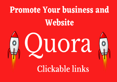 Promote Your Business & Website With A Quora Answer Link