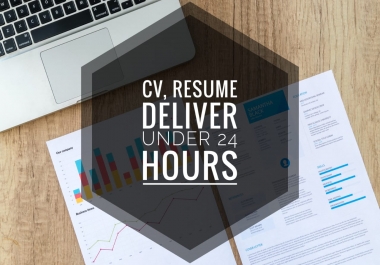 I will make design professional cv,  resume,  cover letter,  templates with superfast delivery