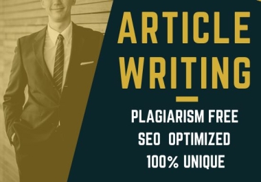 I Will Write SEO Friendly Article For Your Website Blog or Magazine