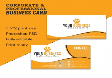 I will design luxurious business card for you
