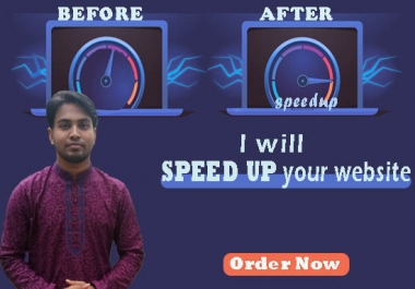 I will do speed up and optimize your wordpress website.