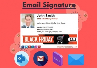Create Professional Email Signature Clickable