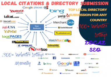build local citation and directory submission upto 300 sites