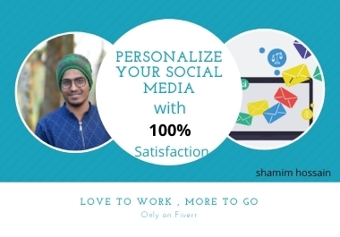 I will be your social media marketing manager and content creator