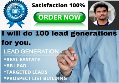 I will do 100 lead generations for you