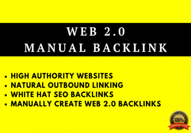 I will rank your blog with 20 web 2 0 backlinks