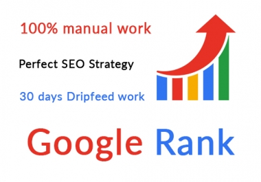 I will provide google ranking full service