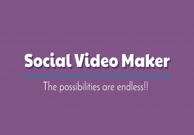 I can make a social media videos and posts