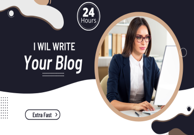 Write article and Web Content post within 24 hours