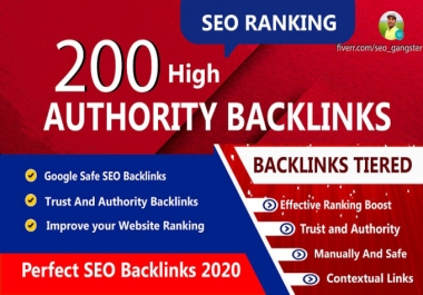 I will do 200 high authority profile backlinks on high domain authority sites