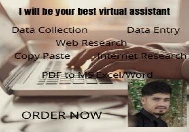I will be be your 24 hours personal virtual assistan,  analytics,  research,  marketing