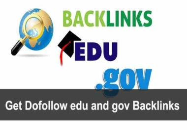 Create 150 EDU/GOV backlinks for your website rank in google