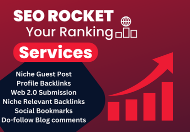 I will Boost up your website ranking with ultimate Seo backlinks package