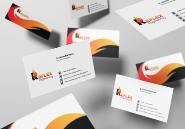 I will design business card roll up banner id card for your company