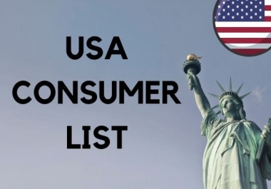 I will Provide 100k or more USA consumer email list leads