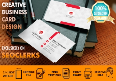 I will make professional business card within 24 hours