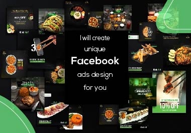 I will create unique Facebook ads design for you