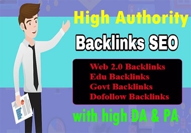 High Authority Verified 20 Web 2.0 or Edu or Govt or Dofollow Profile Backlinks for Google Rank