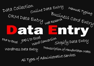 Fast and Accurate Data Entry Services