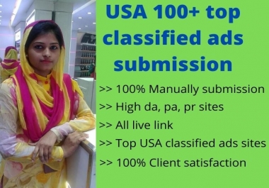 I will publish your ad in USA top classified ads submission sites