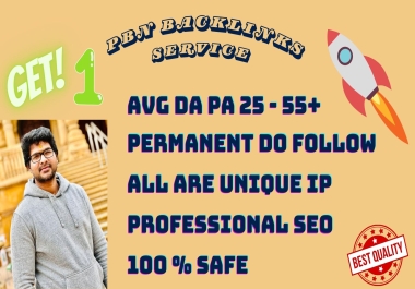 Newly Updated powerful Metrics Avg DA 50+ 100 PBN backlinks