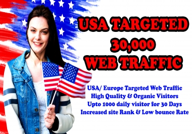 30,000 USA/UK High Quality Ranking Website Traffic