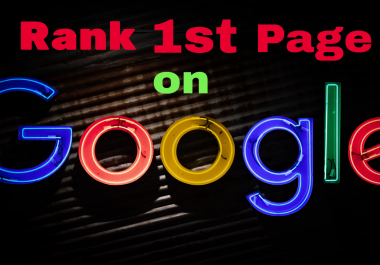 Rank First Page on GOOGLE with White Hat SEO Techniques.