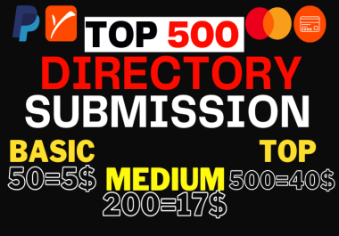 Create high da pa 500 directory submission and local citations for local business