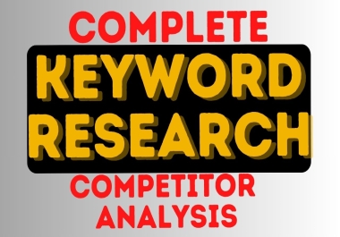 Provide profitable seo keyword research and competitor analysis