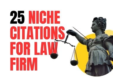 I will create 25 niche citations for law firm