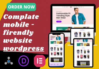 I will build fully responsive WordPress website design and customization