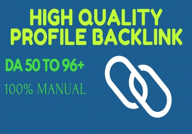 I will Create 300 high DA Profiles Backlinks