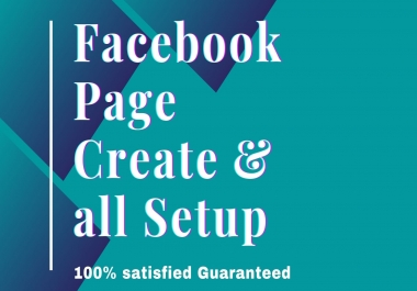 I'll Create & Setup Professional All Social Media Business Page.
