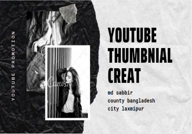 I will for you awesome YouTube cover and YouTube thumbnails photo design