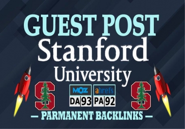 Edu Guest Post on stanford. edu- DA93 with Dofollow Link