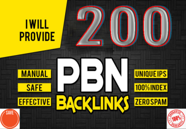 publish 200 Permanent Real PBN Backlink with High DA70+ Increase Your Domain Rating