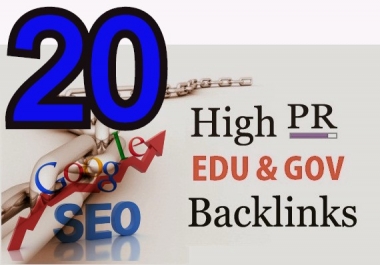 I Will DO High PR 20 E U Backlinks
