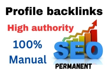 I Will Create 100 Profile Backlink High DA PA Website