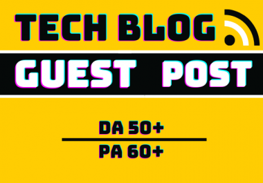 outreach and publish guest post Technology blog