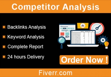 I will provide competitor analysis for your site