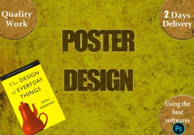 I shall design a poster for you