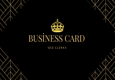 Business card design within 1 day