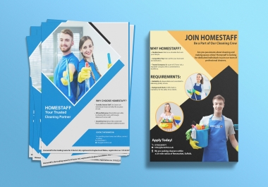 I will do professional business flyer design.