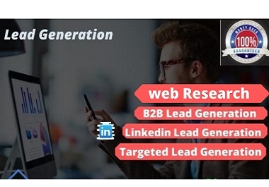 I will do 100 targeted linkedin lead generation and b2b lead generation