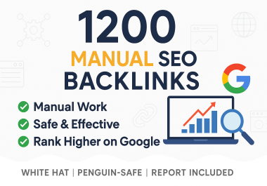 1200 Seo Manual High Quality Backlinks