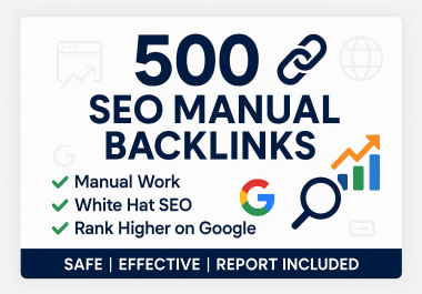 500 Seo Manual High Quality Backlinks