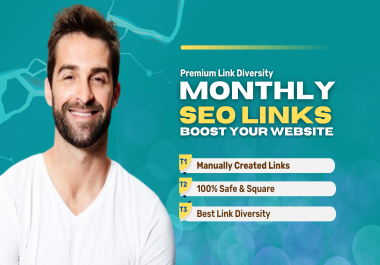 Complete Monthly SEO Link Building Service 30 Days Drip-Feed