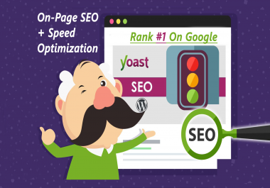 I will do complete yoast onpage SEO with site speed optimization
