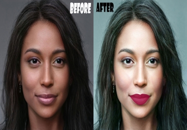 I will do edit photo retouching and color correction