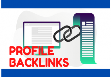 I Will Provide You Manually High Quality Profile Authority Backlinks